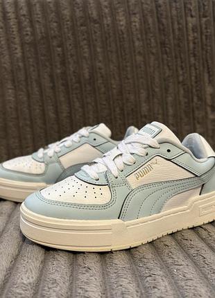 Жіночі кеди puma біло-блакитні 37 розмір 23 см