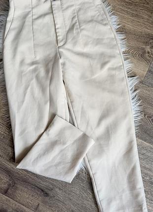 Стильні базові брюки zara, s m 3