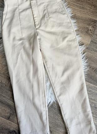 Стильні базові брюки zara, s m 2