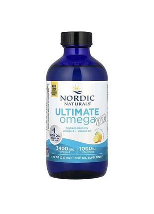 Nordic, ultimemate omega extra, омега-3 дровонопа и витамином д3