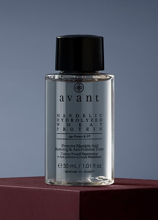 Активный восстанавливающий и очищающий тоник с миндальной кислотой avant proactive mandelic acid restoring &amp; anti-pollution toner, 30 мл