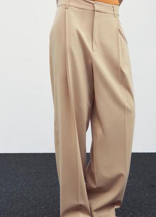 Стильні трендові брюки палаццо zara, m