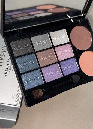 Лімітка! 😍тіні для повік versace палетка тіней з румʼянами неймовірно гарні відтінки тени для век