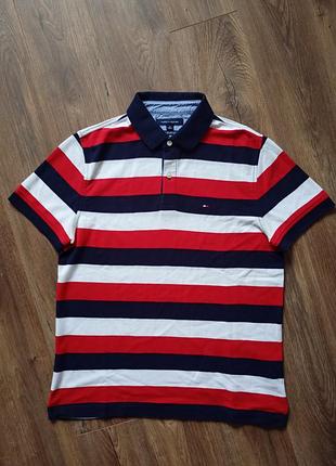 Брендова футболка поло tommy hilfiger.