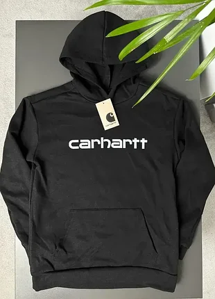 Худи carhartt черное мужское / женское