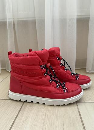 Черевики жіночі tommy hilfiger червоні