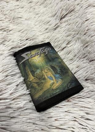 Гаманець унісекс savatage на липучках з принтом