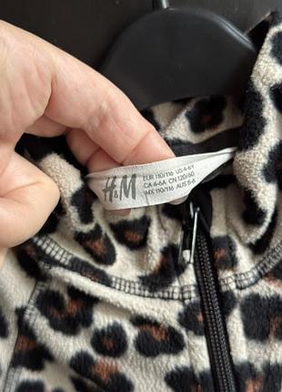Фліска леопард h&m 110/116р 3