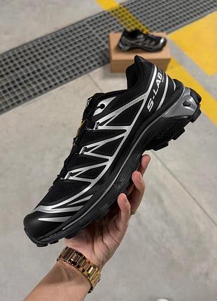 Кроссовки salomon xt-6 lab black silver