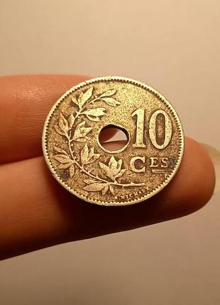 Монета бельгія 10 сантимів 1926 року