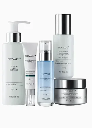 Комплексний антивіковий догляд для проблемної шкіри blemish + age defy (легка текстура)