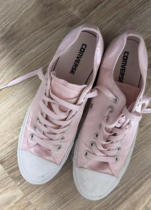 Жіночі кеди converse рожеві, розмір 42