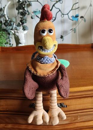 Коллекционная vintage игрушка петух рокки (rocky) из мультфильма «утучая из курятника» (chicken run, 1999)