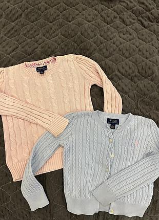Кофтинки на дівчинку 5-6 років polo ralph lauren