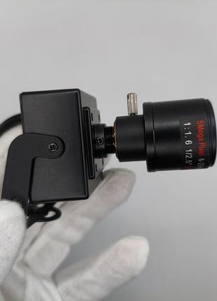 Мини ip камера revodata 5mp 1616p poe с вариофокальным объективом 6-22mm