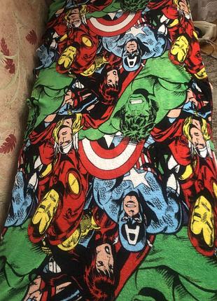 Плед, размер пледа 192х104, marvel. в ідеалі