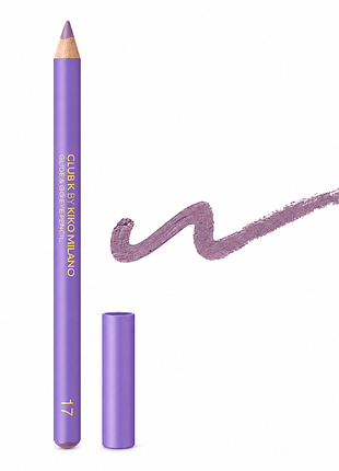 Олівець для очей kiko milano club k glide &amp; go eye pencil - 17 violet underground (000303-17)