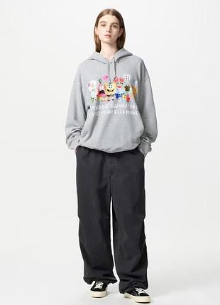 Сірий худі uniqlo x spongebob squarepants cactus plant flea market cpfm