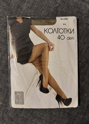 Жіночі колготки glace 40 den 4-l бежеві