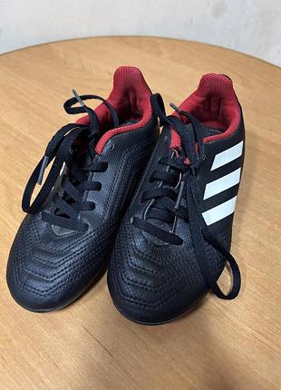 Бутси копи, сороконіжки дитячі adidas чорні