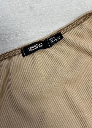 Бежеве боді misspap 3