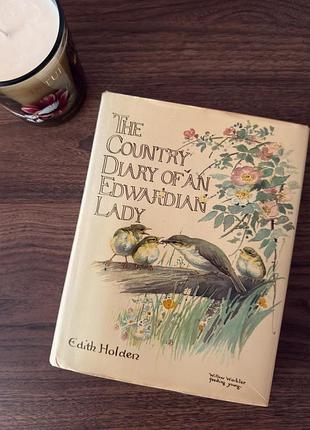 Вінтажна книга edith holden the country diary едіт холден сільський щоденник едвардіанської леді з акварельними ілюстраціями 1977 рік ботанічні принти