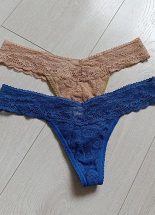Трусики ажурные стринги кружевные бикини кружные танга hunkemoller s c 8 36 44