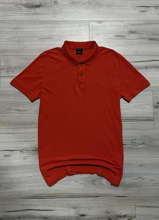 Нова футболка поло босс хуго босс hugo boss regular fit pima cotton, l, оригінал