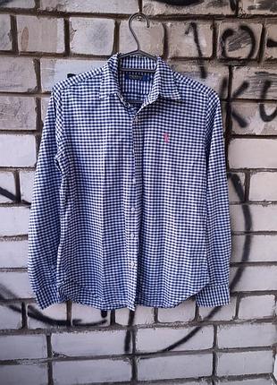 Рубашка polo ralph lauren женская в клетку