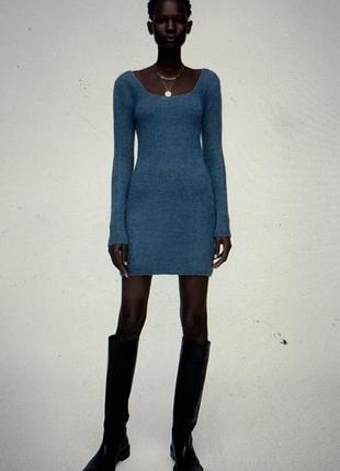 Вязаное платье от zara