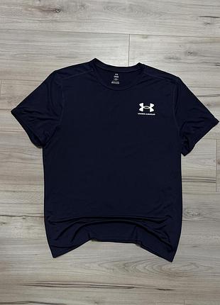 Футболка спортивна андер армор under armour heatgear fitted training, факт xl, оригінал