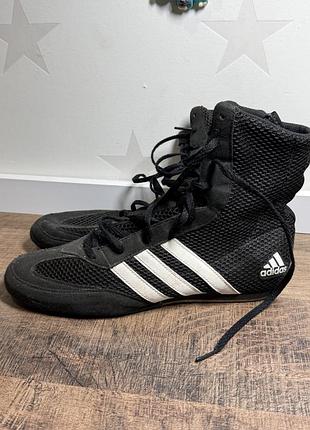 Чоловічі борцовки adidas box hog чорні