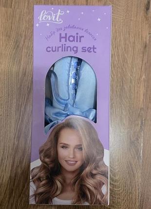 Бігуді lov'it hair curling set блакитний