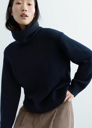 Massimo dutti жіночий теплий светр із вовни та кашеміру