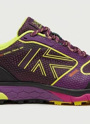 Кросівки жіночі трекінгові karrimor d30excel trail wp фіолетові, розмір 38, устілка 24.5 см
