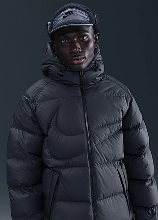 Пуховик nike club hd max 7 black | оригінал та нова | м, l