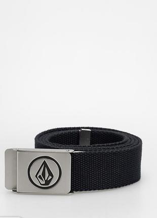 Ремінь volcom circle web - чорний (black)