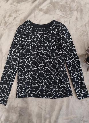 Лонгслив / кофта primark в звездочки (рост 146 см / 10–11 лет)