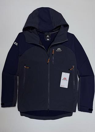 Mountain equipment чоловіча синя куртка вітровка софшел оригінал