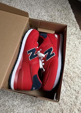 Кросівки червоні new balance 574