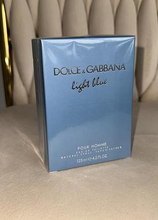 Парфуми чоловічі духи dolce & gabbana light blue  італія 125 мл шлейфовий аромат для чоловіків