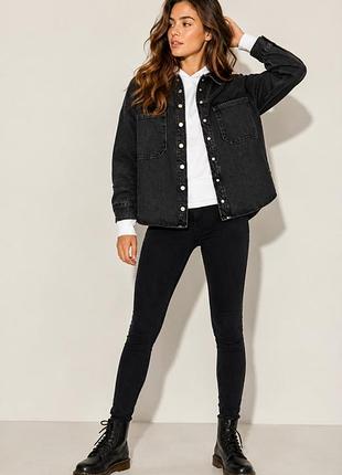 Jjxx джинси скінні skinny high waist жіночі чорні s-32 (12346778-32)