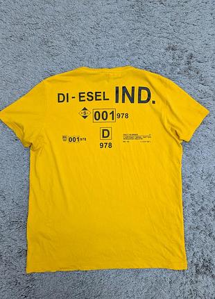 Футболка diesel, size l, состояние идеальное, плечи 44 подмышки 54 длина 68