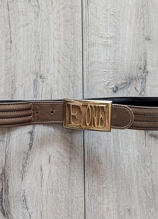 Кожаный ремень escada e-one винтаж 80-90 е   размер 40 (m/l) италия