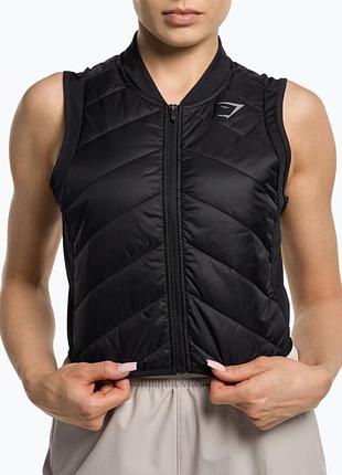 Gymshark speed vest  женская спортивная/беговая жилетка-безрукавка