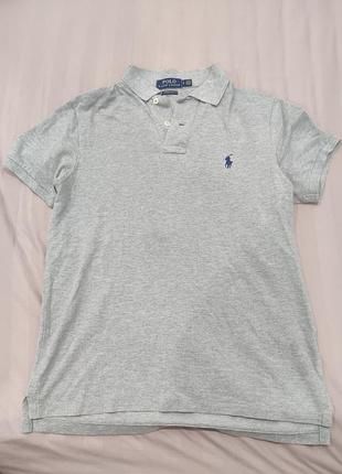 Оригінальне сіре поло polo ralph lauren / класичне поло.
