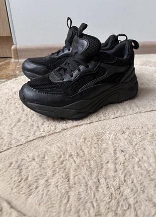 Кросівки jack wills chunky trainer чорні масивні