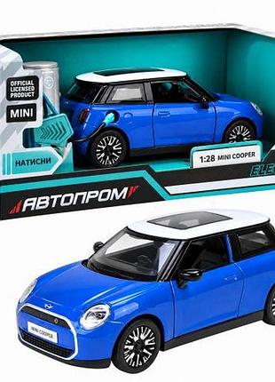 Машина металлическая "автопром" 1:36 mini cooper (синий)