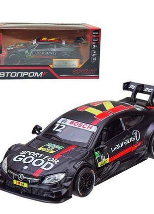 Машина металлическая "автопром" 1:32 mercedes-amg c 63 dtm (черный)