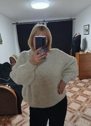 Светр пуловер батал свитер кофта джемпер реглан жіночий.